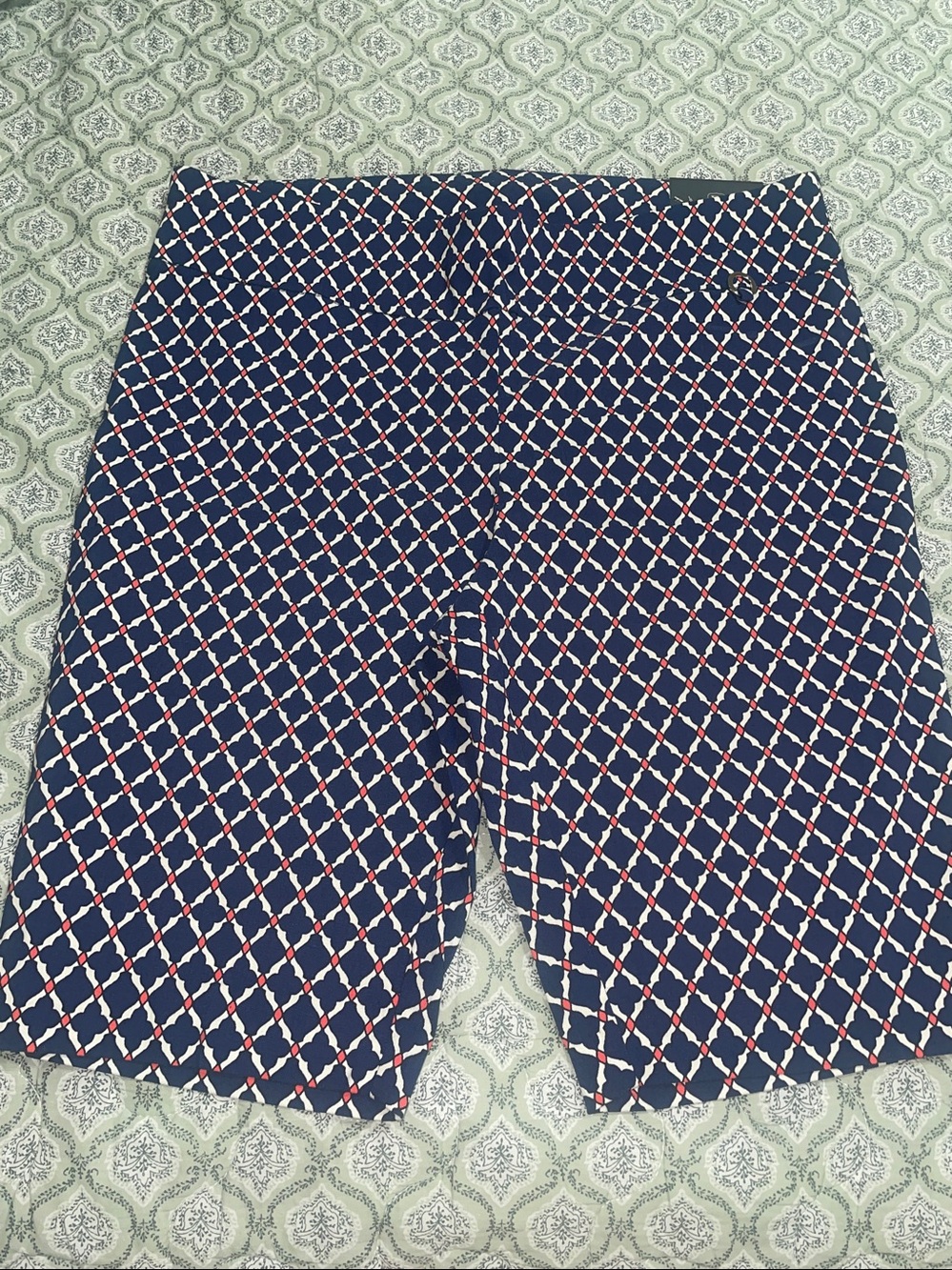 BNWT RAFAELLA Bermuda comfort stretch #size 14 Mediterranean blue